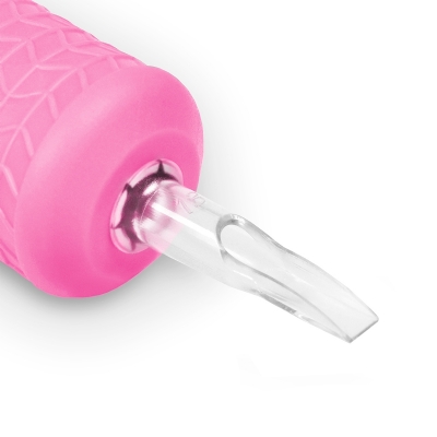 Bico Descartável Flat Aberto Magnum 13 - 30mm - Crystal Pink