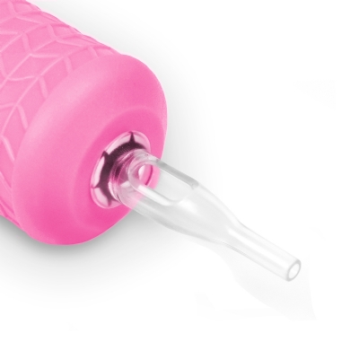 Bico Descartável Flat Round Liner 19 - 30mm - Crystal Pink