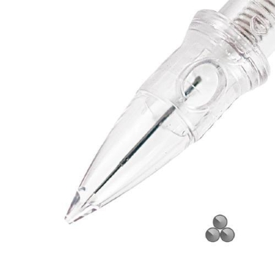 Agulhas Shock Cartridge - 3 pontas (Capilar) - Ø 0.25