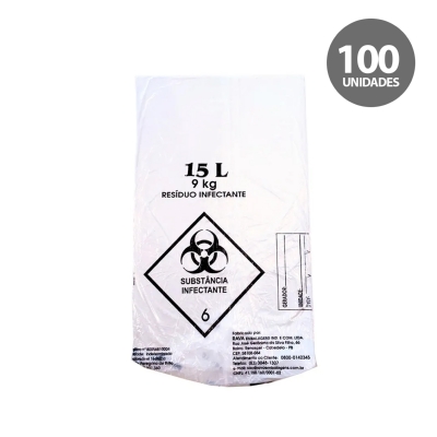 Saco Hospitalar - 100 Un.