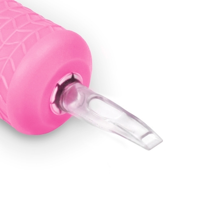 Bico Descartável Flat Fechado Magnum 11 - 30mm - Crystal Pink