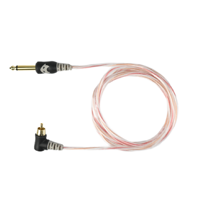 Cabo RCA Angulado 90° Electric Ink - Novo