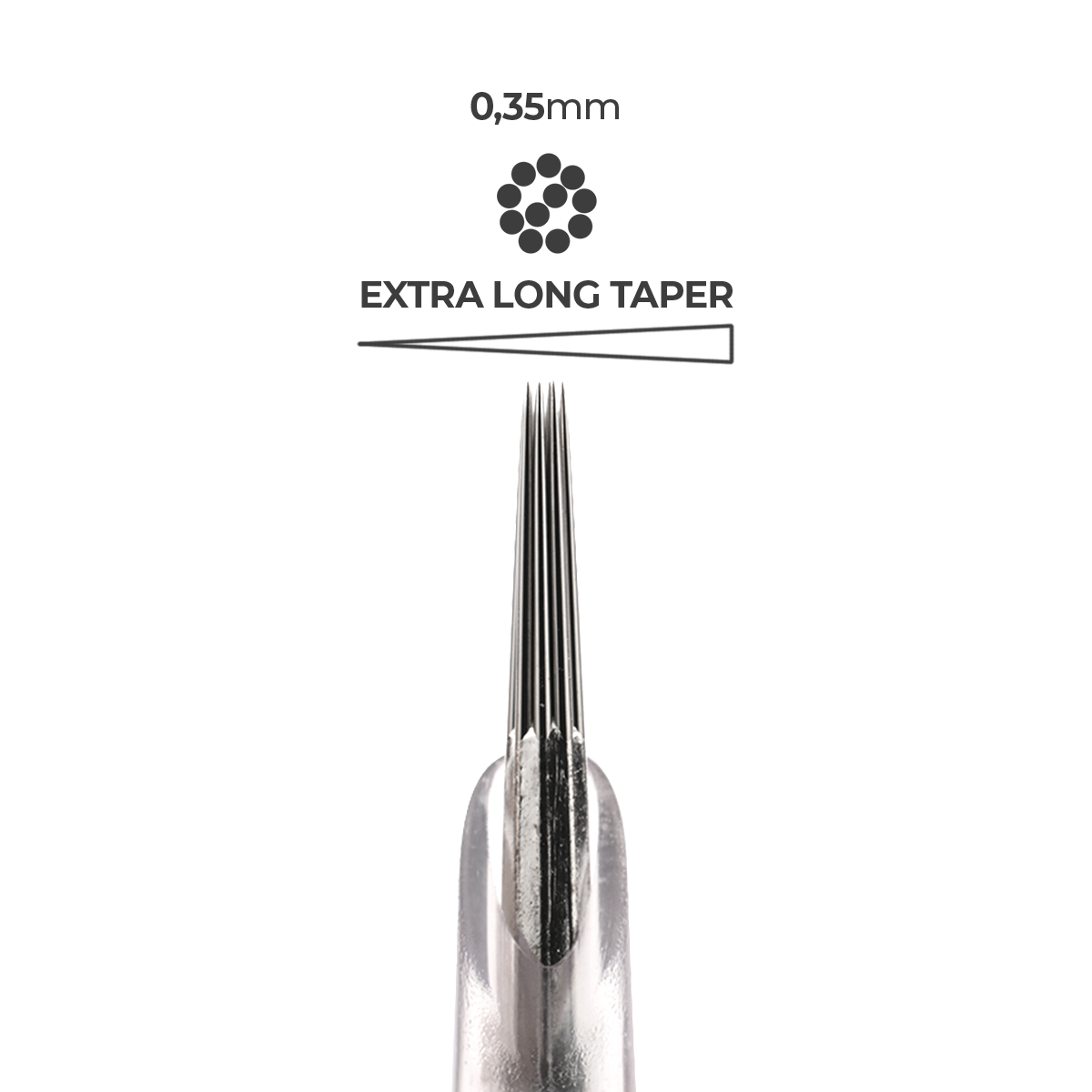 11RL - Universal Cartridge Black Cat Round Liner 11 - Ø 0.35