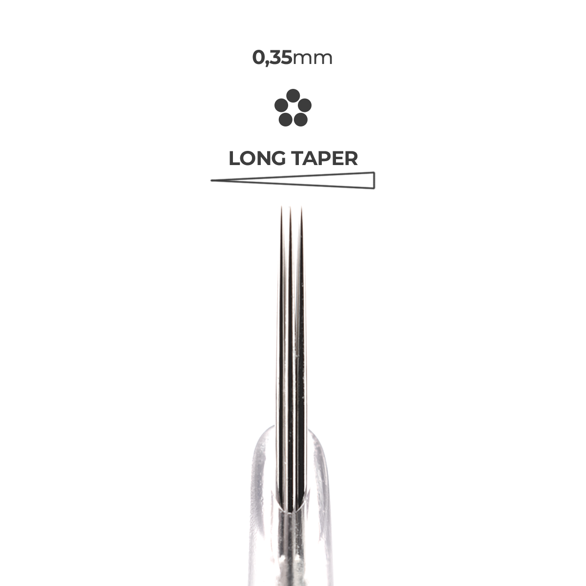 11RS - Universal Cartridge Super Sharp Round Shader 11 - Ø 0.35