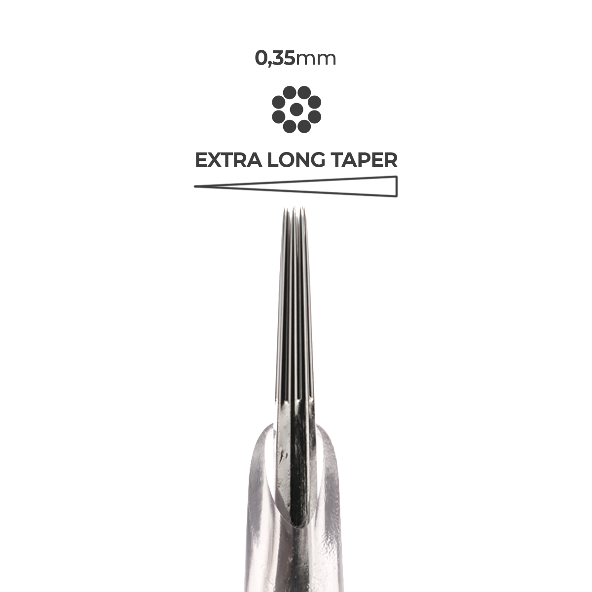 09RL - Universal Cartridge Black Cat Round Liner 09 - Ø 0.35