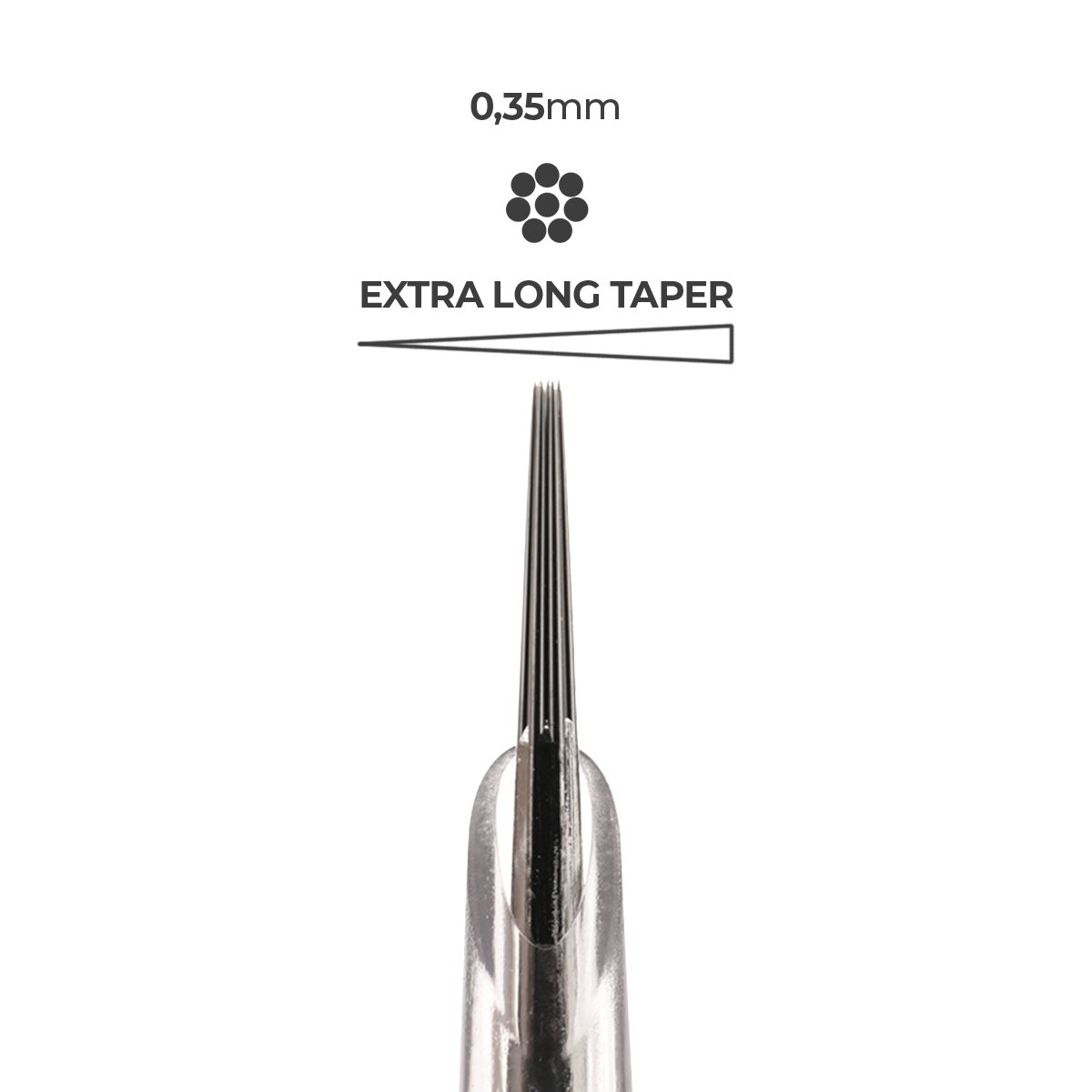 08RL - Universal Cartridge Black Cat Round Liner 08 - Ø 0.35