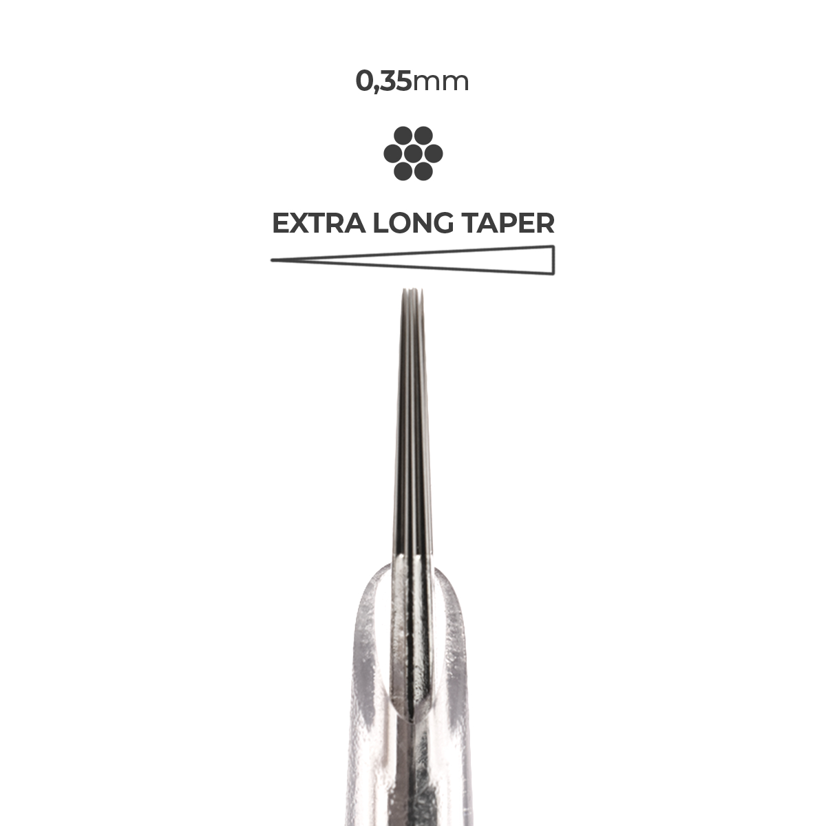 07RL - Universal Cartridge Black Cat Round Liner 07 - Ø 0.35