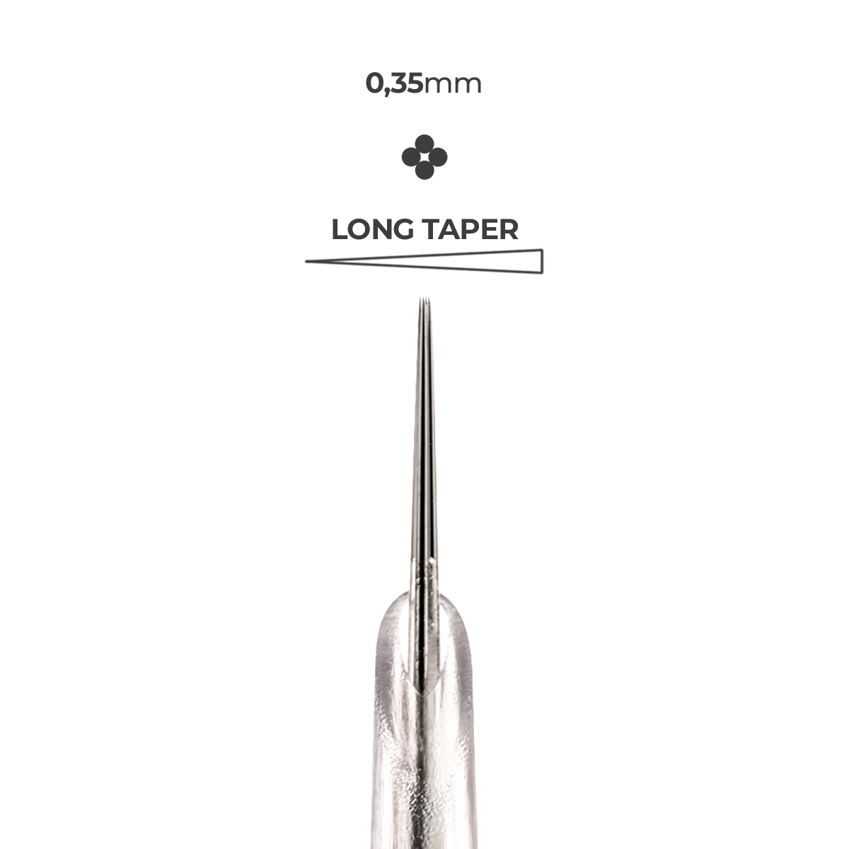 04RL - Universal Cartridge Super Sharp Round Liner 04 - Ø 0.35