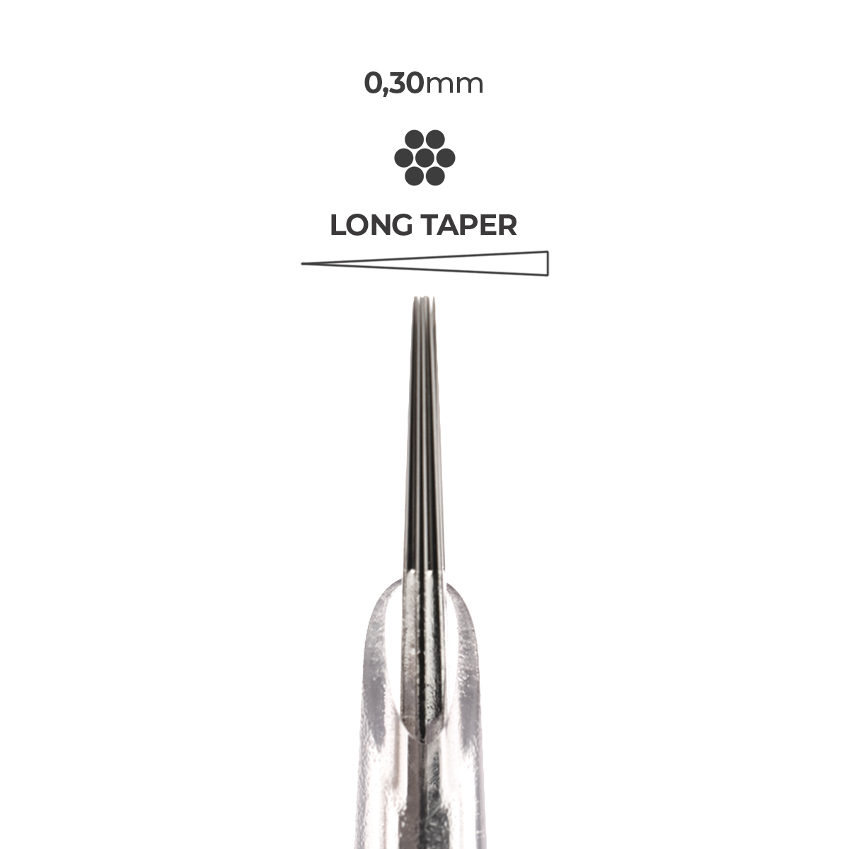07RL - Universal Cartridge Super Sharp Round Liner 07 - Ø 0.35