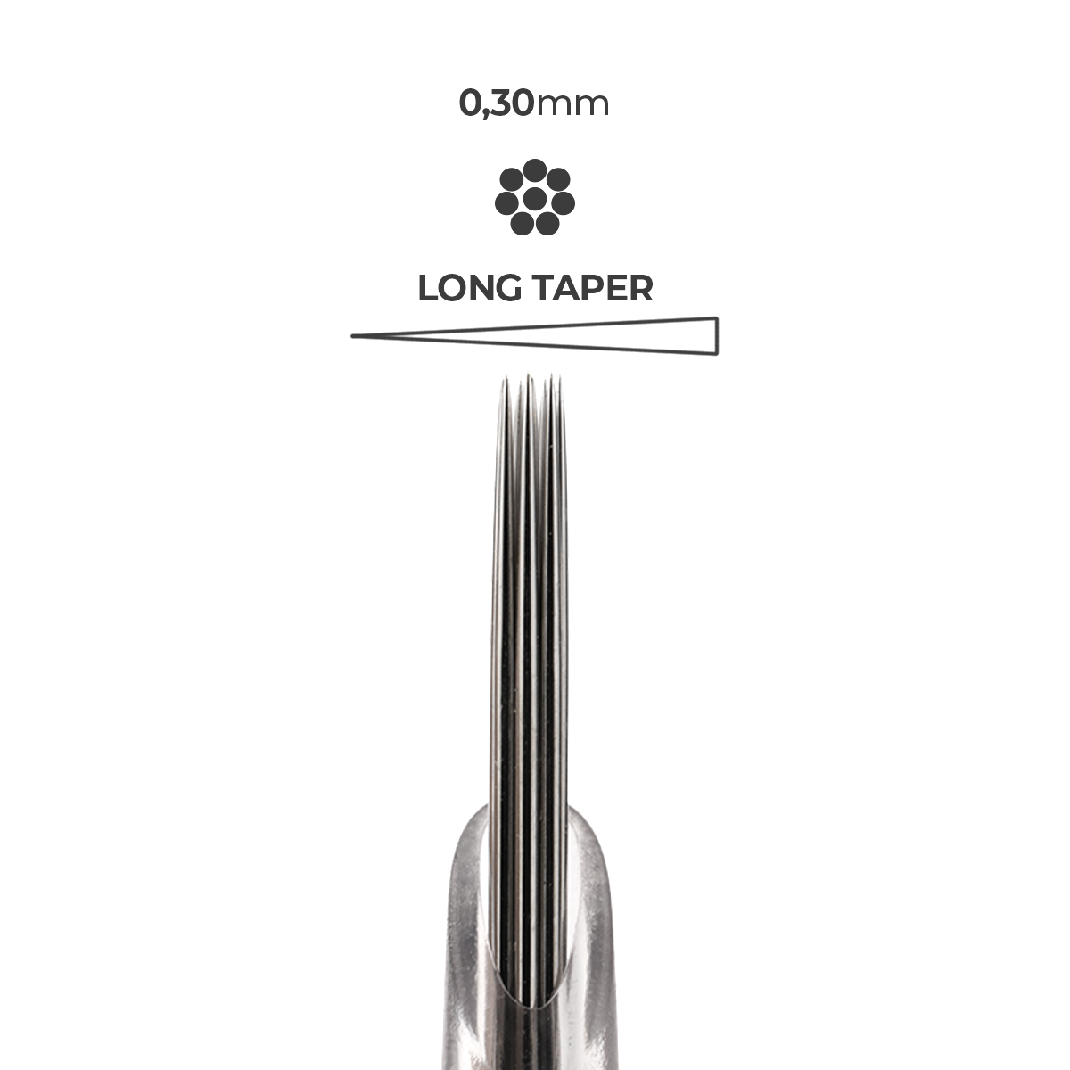 08RS - Universal Cartridge Super Sharp Round Shader 08 - Ø 0.35