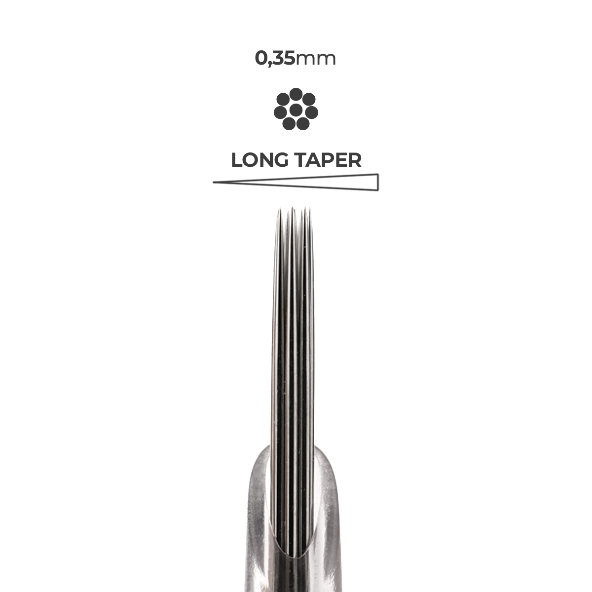 08RS - Universal Cartridge Super Sharp Round Shader 08 - Ø 0.35