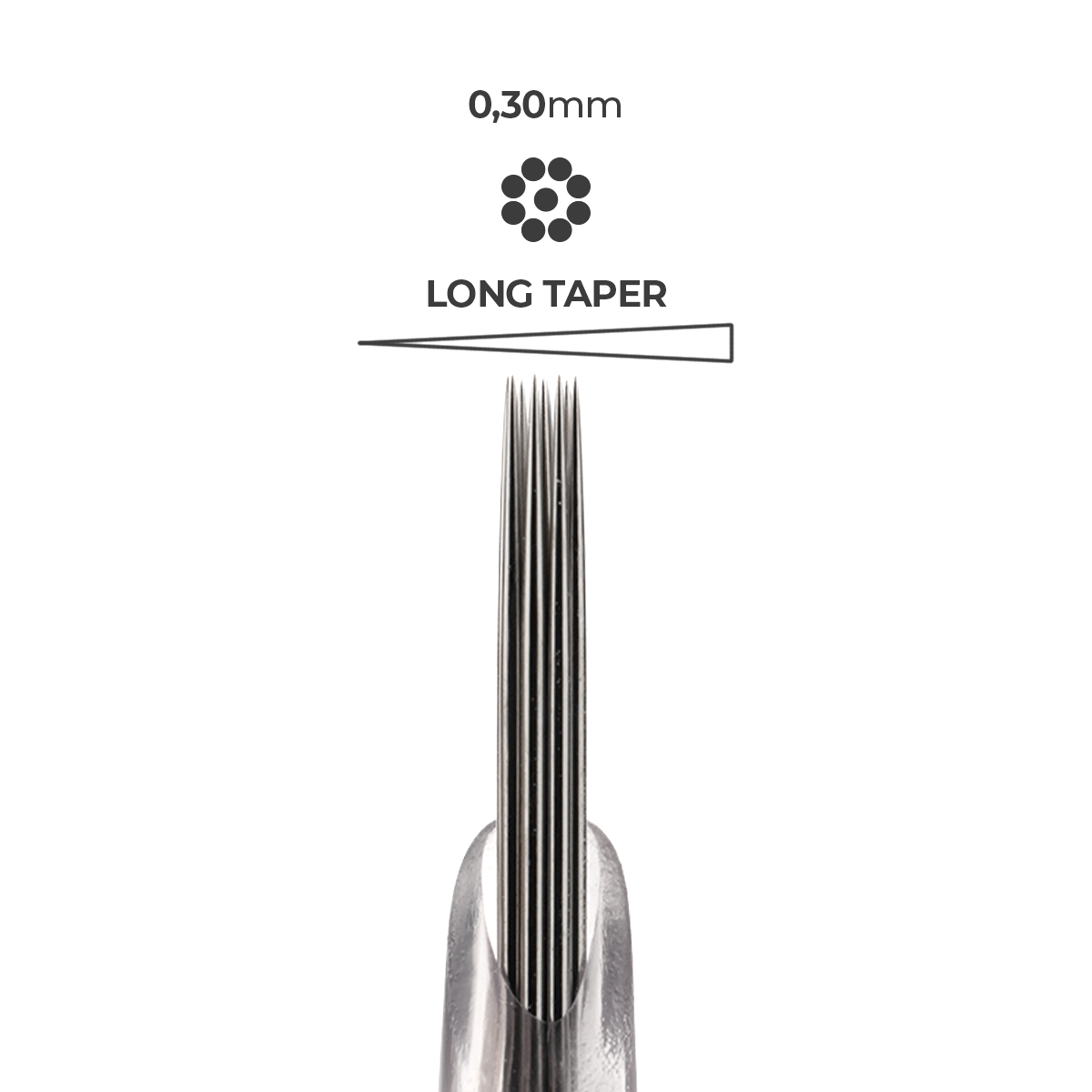 09RS - Universal Cartridge Super Sharp Round Shader 09 - Ø 0.35