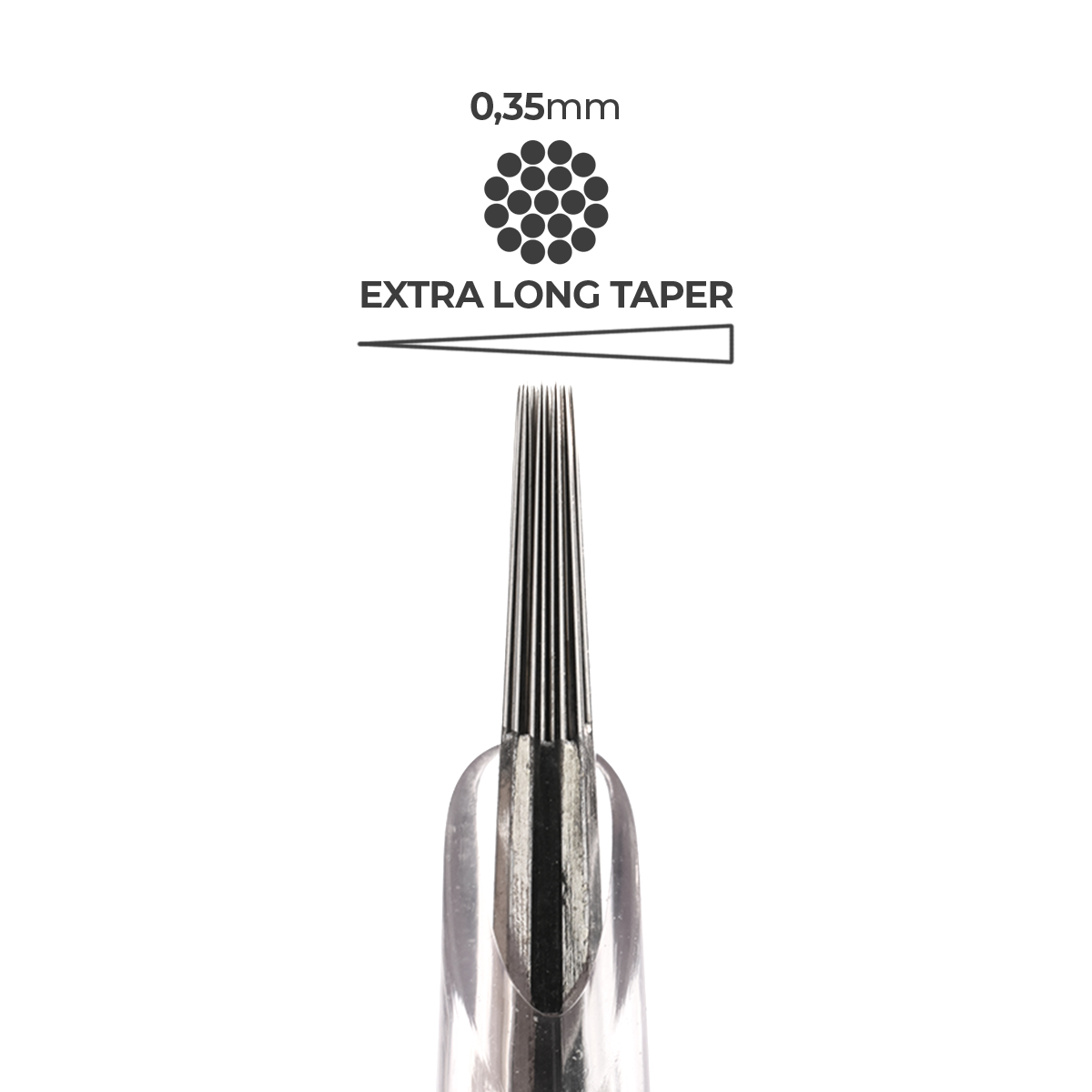 19RL - Universal Cartridge Black Cat Round Liner 19 - Ø 0.35