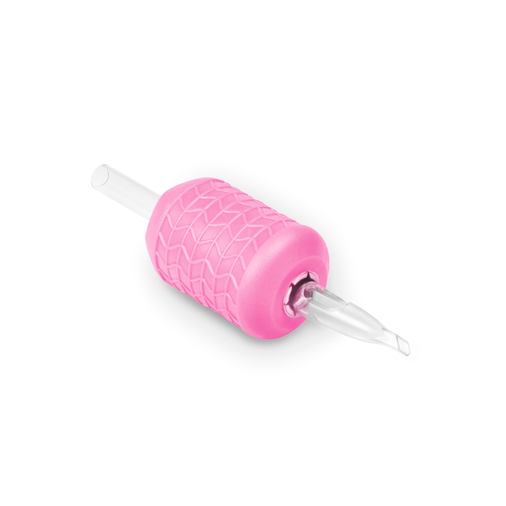 Bico Descartável Flat Fechado Universal - 30mm - Crystal - Pink