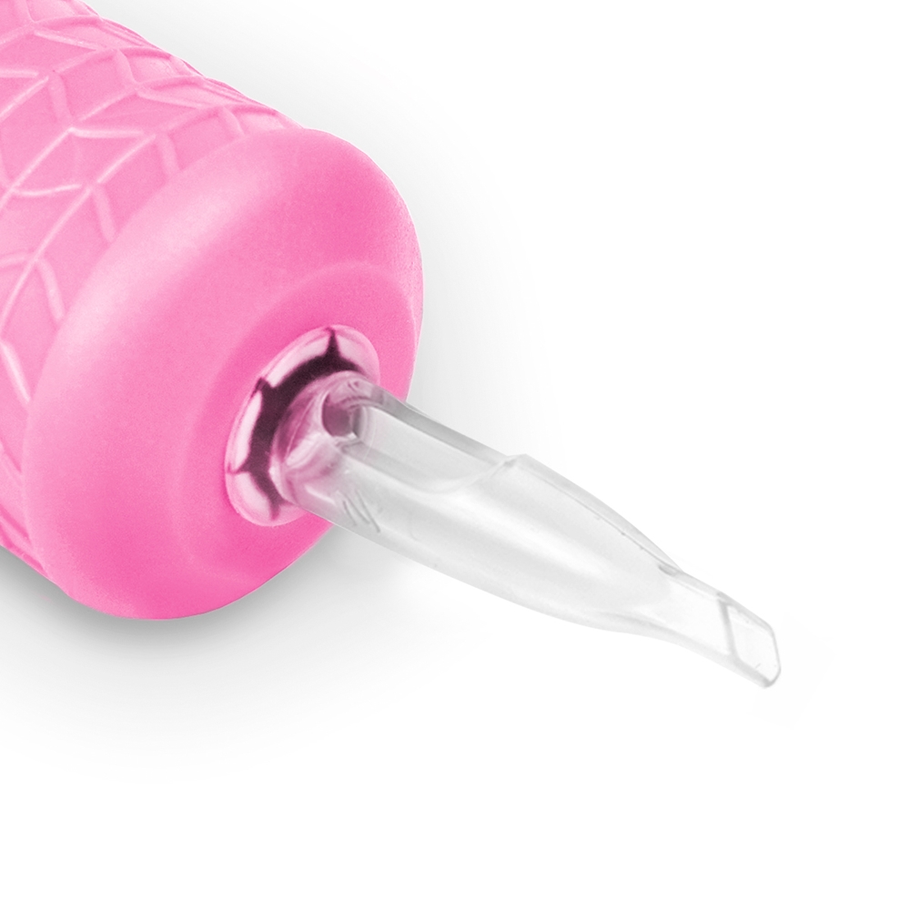 Bico Descartável Flat Fechado Universal - 30mm - Crystal - Pink