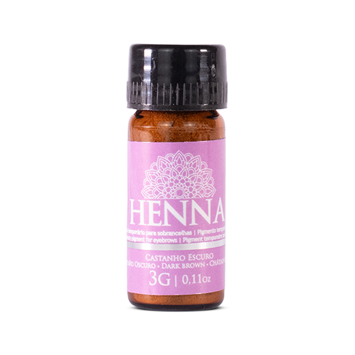 Henna para Sobrancelhas Nuance - Castanho Escuro 3g