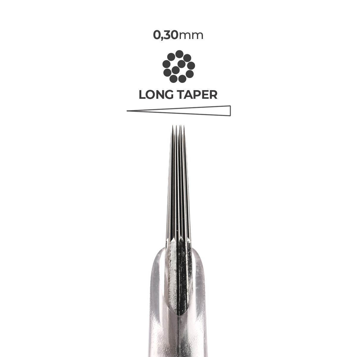 11RL - Universal Cartridge Super Sharp Round Liner 11 - Ø 0.35